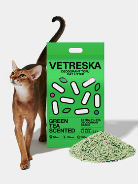 Deodorant Tofu Cat Litter (Green Tea Scented)