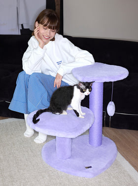 Heartpurrple Cat Climber (Three Platforms)