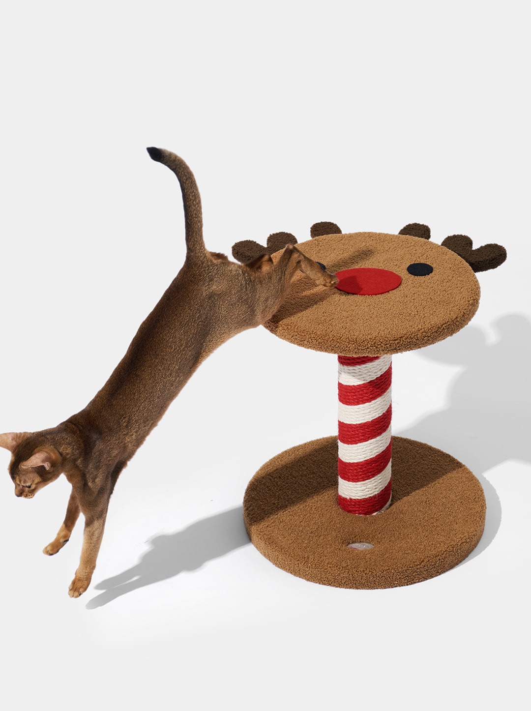 Festive Cat Climber - Jolly Reindeer