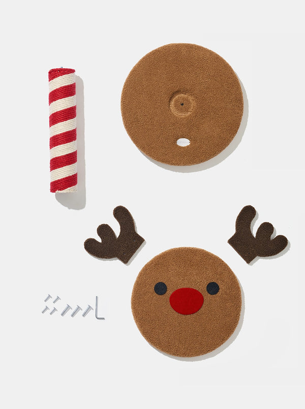 Festive Cat Climber - Jolly Reindeer