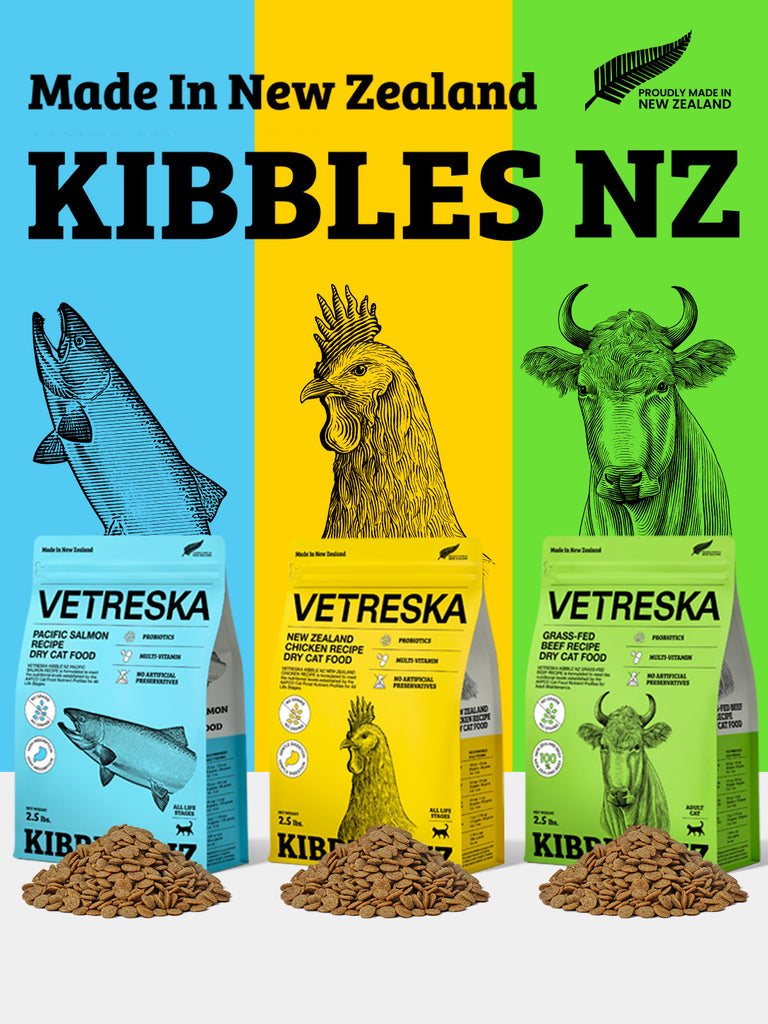Kibbles NZ – Grass-Fed Beef Recipe (Adult Cats)