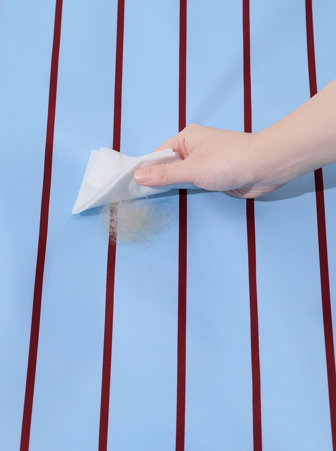 Mist And Merlot Pet Sofa - Azure & Stripes