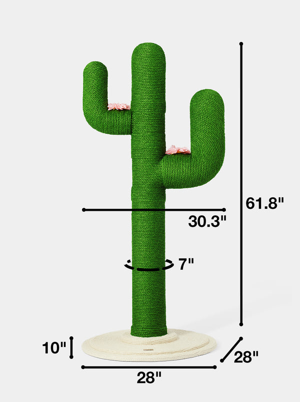 Oasis Cactus Cat Tree 65”