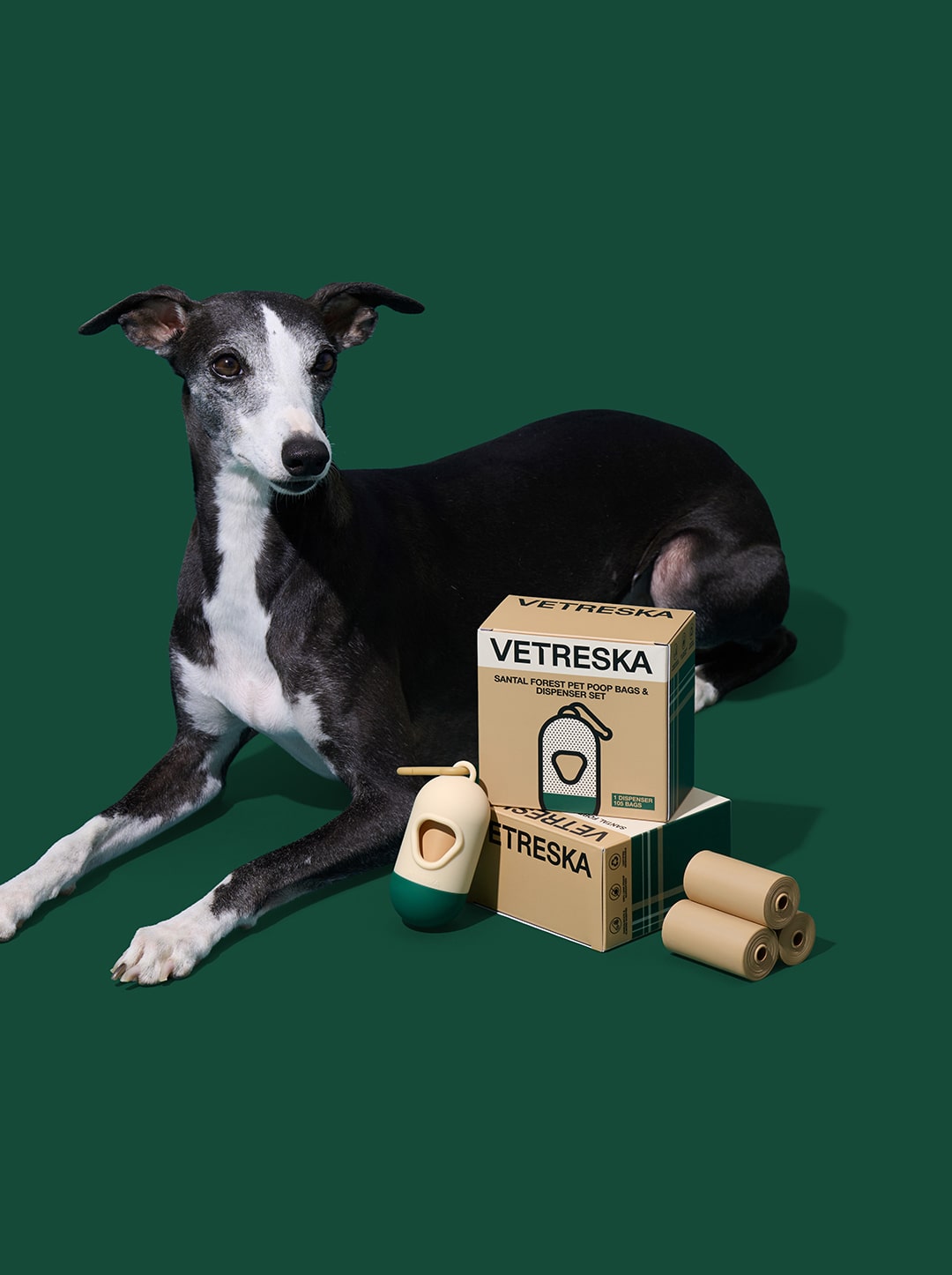 Santal Forest Poop Bags & Dispenser Set