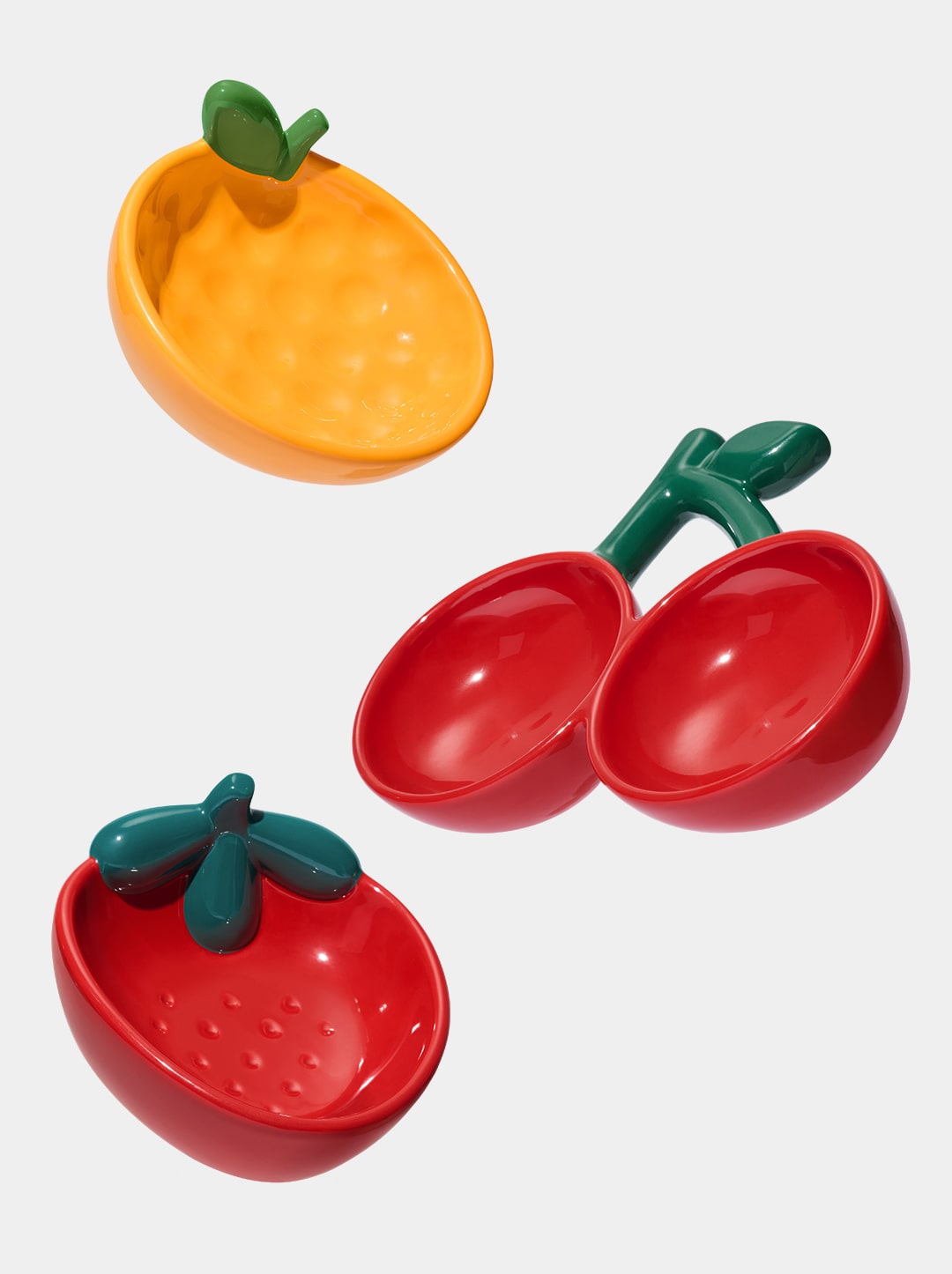 Strawberry Ceramic Pet Bowl