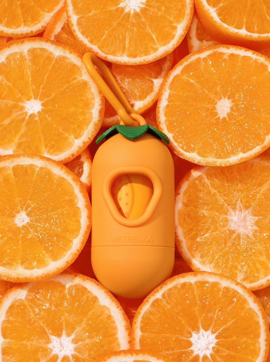Tangerine Pet Poop Bags