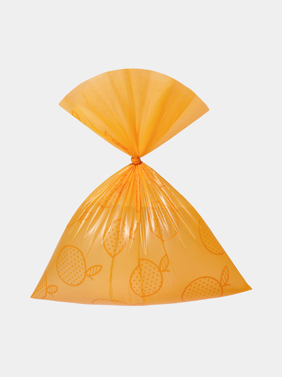 Tangerine Poop Bags & Dispenser Set