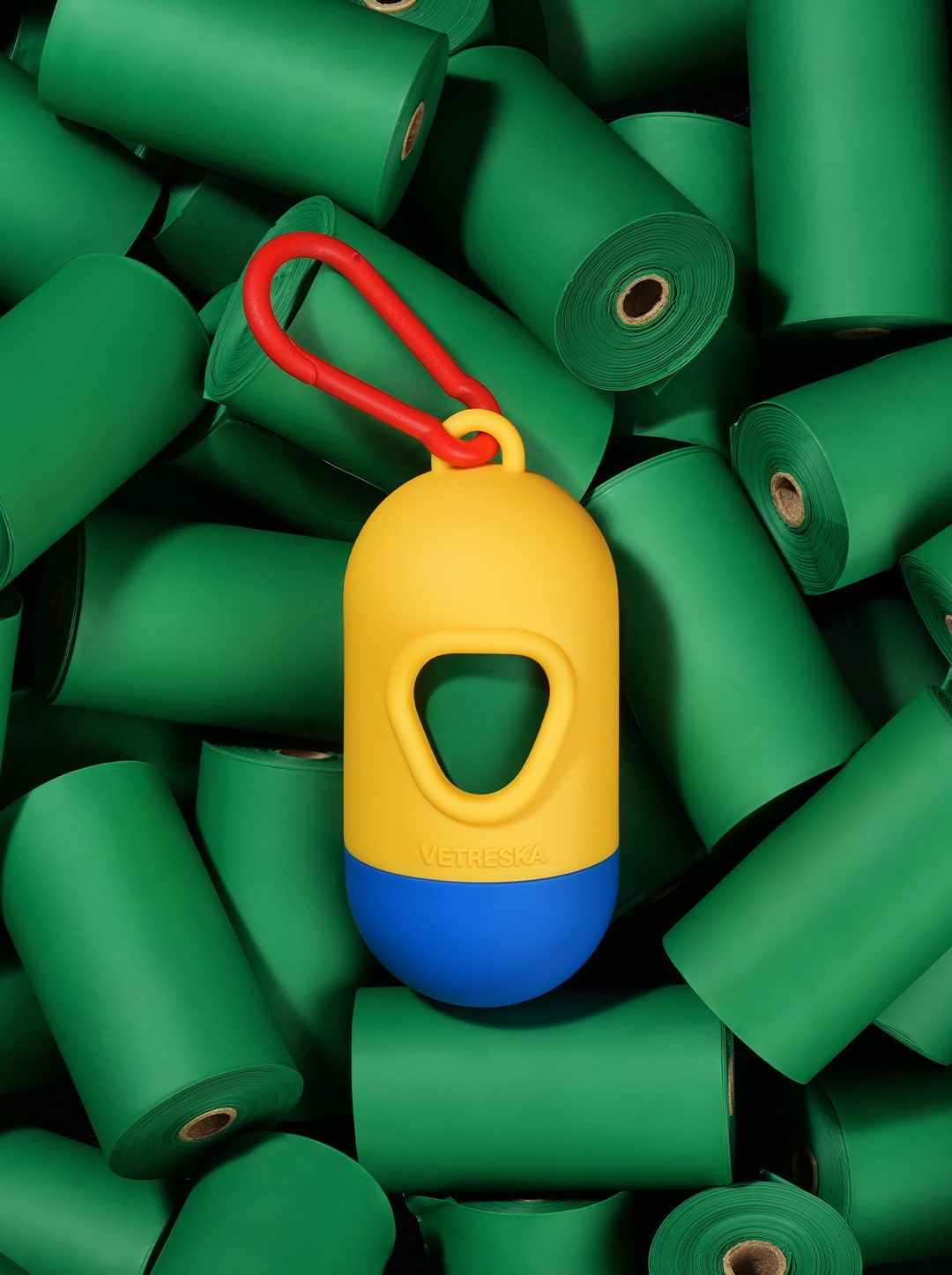 Chroma Pet Poop Bags & Dispenser (Yellow)