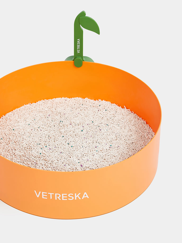 Vetreska - Tangerine Cat Litter Box