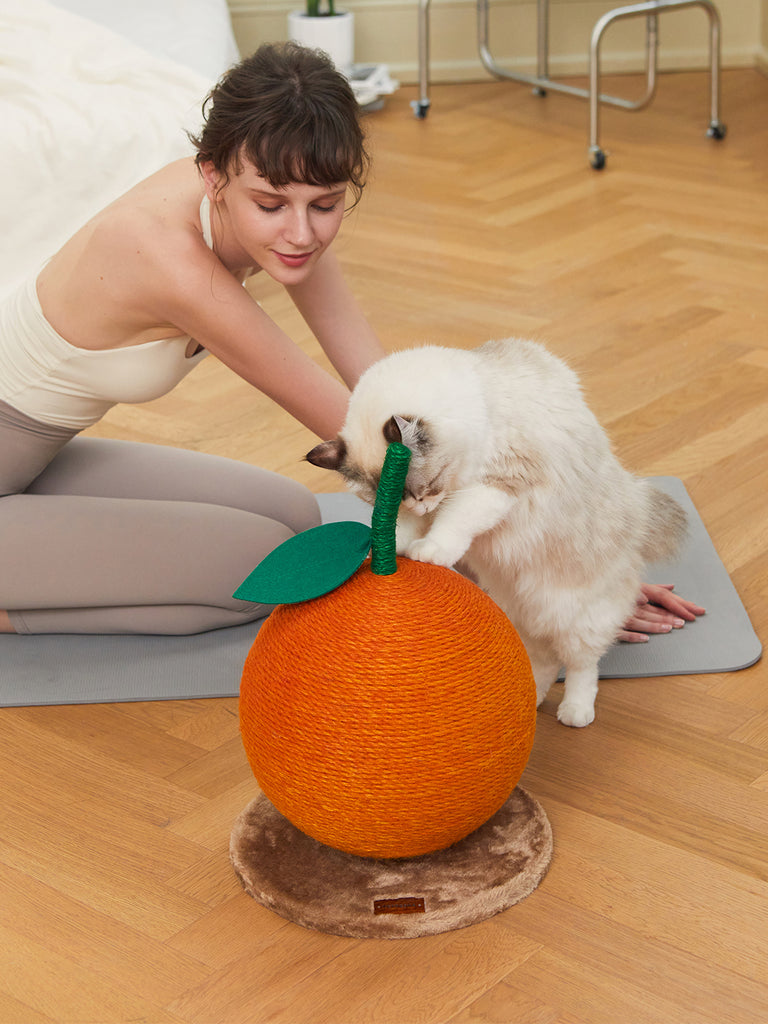 Vetreska - Tangerine Cat Scratching Ball